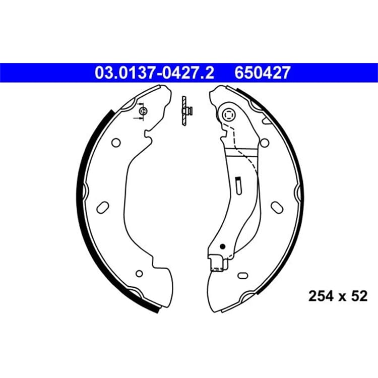 ATE Bremsbackensatz hinten Ford Transit von ATE