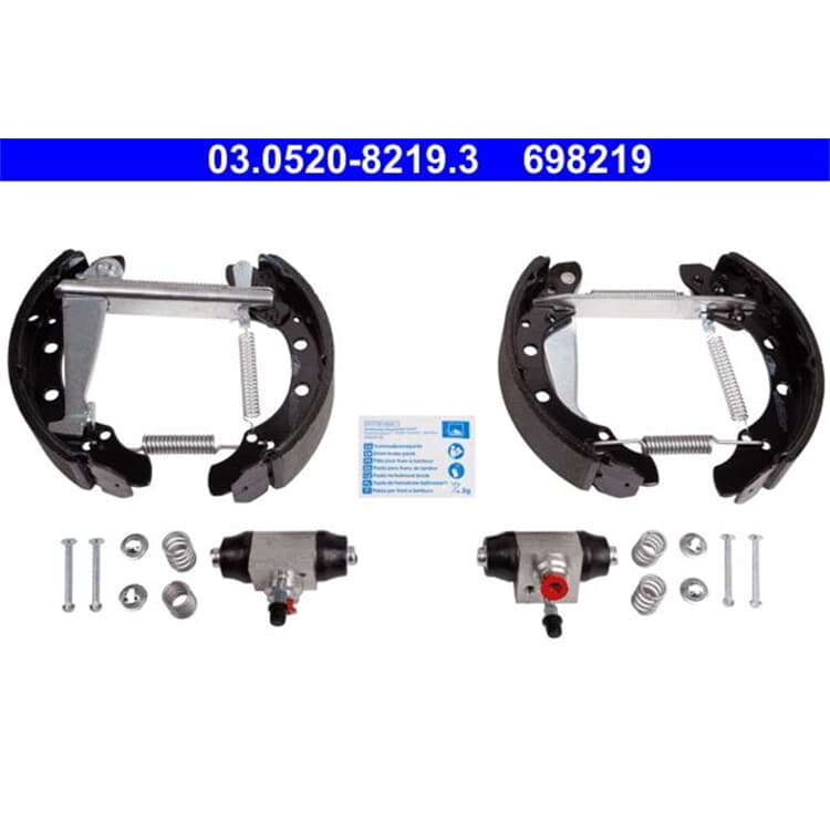 ATE Bremsbackensatz hinten Seat Ibiza Skoda Fabia VW Load Polo Up von ATE