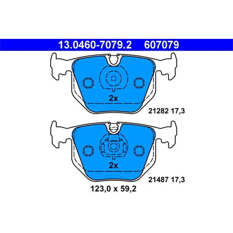 ATE Bremsbel?ge hinten BMW 3 5 7 X3 X5 Z4 Z8 Land Rover Range von ATE