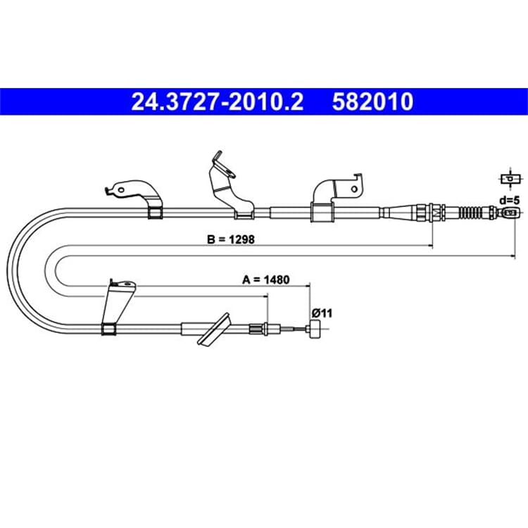 ATE Handbremsseil hinten Suzuki Swift von ATE