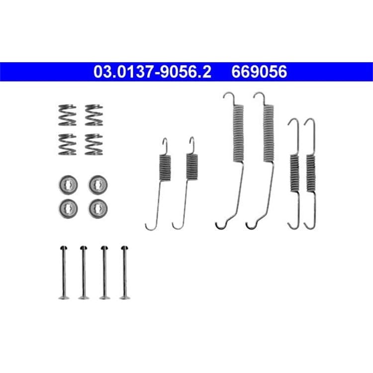 ATE Montagesatz f?r Bremsbacken Peugeot 205 309 Renault 11 19 9 Clio Rapid Super von ATE