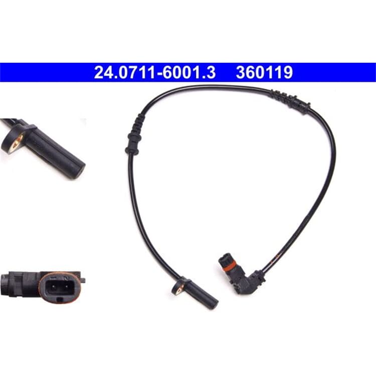 ATE Raddrehzahl Sensor Mercedes C-Klasse Clc-Klasse Clk Slk von ATE