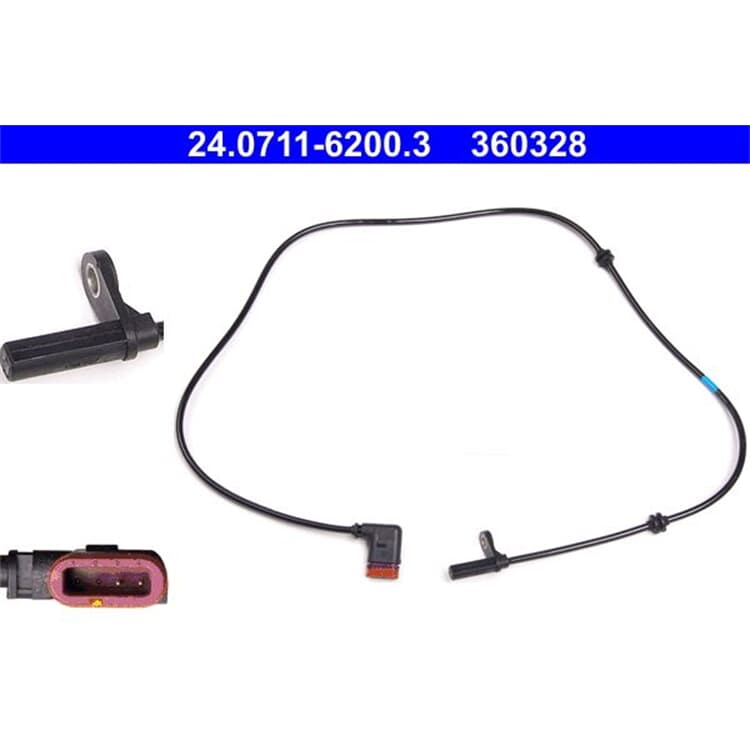 ATE Raddrehzahlsensor hinten Mercedes Glk-Klasse von ATE