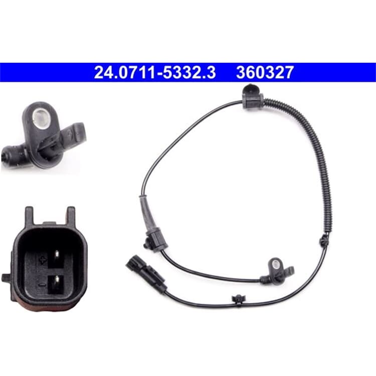 ATE Raddrehzahlsensor hinten Opel Insignia Saab 9-5 von ATE