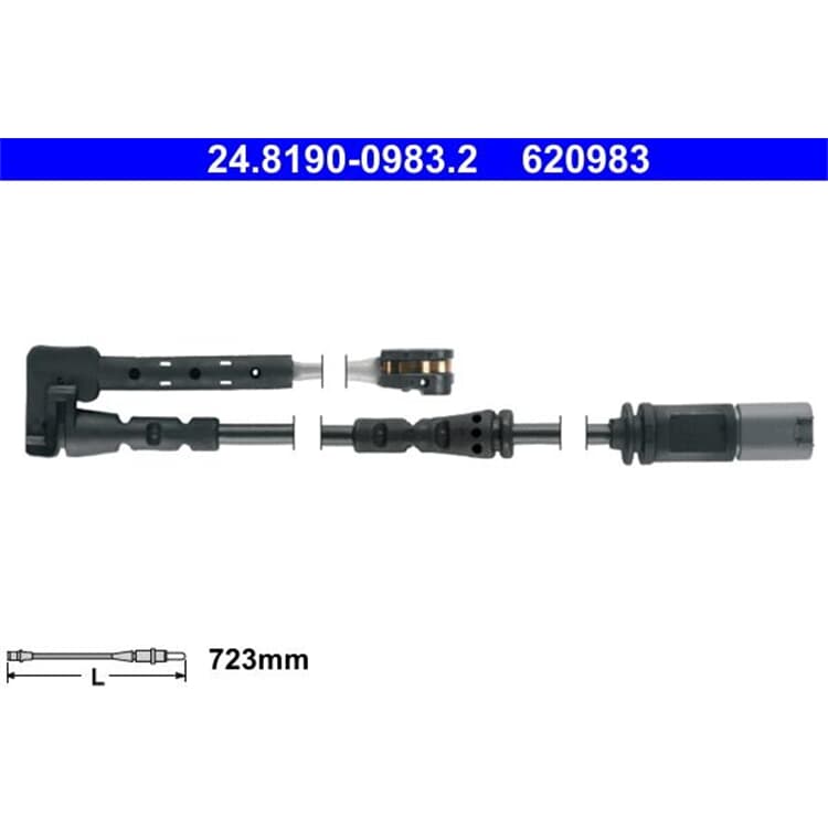 ATE Warnkontakt f?r Bremsbel?ge BMW 1er 2er X1 Mini von ATE