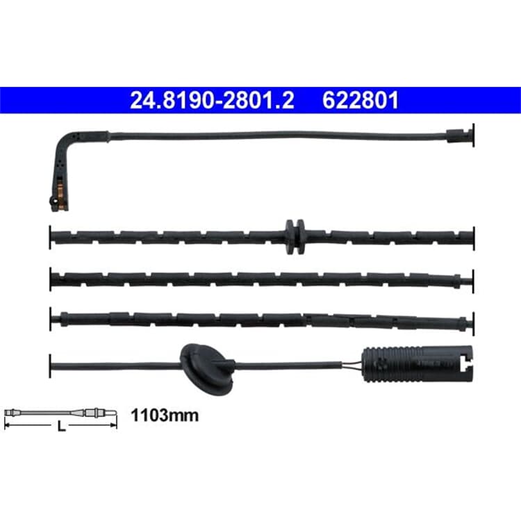 ATE Warnkontakt f?r Bremsbel?ge vorne MG Mg Rover 75 von ATE