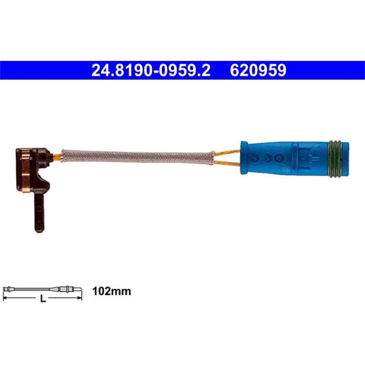 ATE Warnkontakt f?r Bremsbel?ge vorne Mercedes Cls E-Klasse S-Klasse Sl von ATE