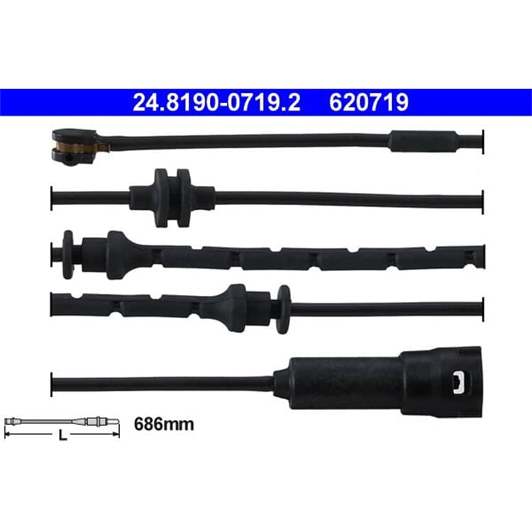 ATE Warnkontakt vorne Fiat Croma Opel Signum Vectra von ATE