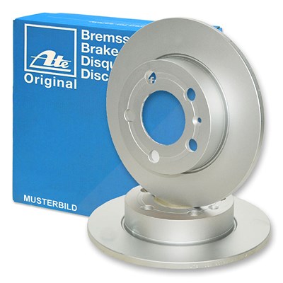 Ate 2x Bremsscheibe Hinterachse Voll [Hersteller-Nr. 24.0110-0269.1] für Mazda von ATE