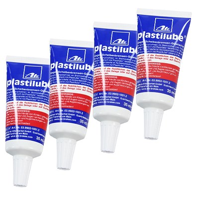 Ate 4x 35ml Universalschmierstoff Plastilube [Hersteller-Nr. 03.9902-1001.2] von ATE