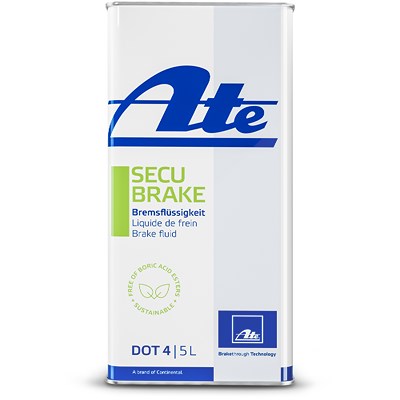 Ate 5 L SecuBrake DOT 4 Bremsflüssigkeit (Universal) [Hersteller-Nr. 03.9901-6803.2] von ATE