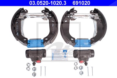 Ate Bremsbackensatz [Hersteller-Nr. 03.0520-1020.3] für Renault von ATE