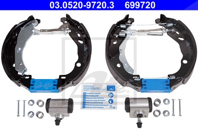 Ate Bremsbackensatz [Hersteller-Nr. 03.0520-9720.3] für Citroën, Peugeot von ATE