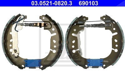 Ate Bremsbackensatz [Hersteller-Nr. 03.0521-0820.3] für Fiat von ATE