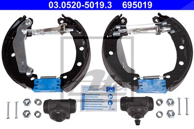 Ate Bremsbackensatz [Hersteller-Nr. 03.0520-5019.3] für Renault von ATE
