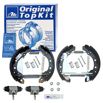 Ate Bremsbackensatz TopKit komplet vormontiert [Hersteller-Nr. 03.0520-1517.3] für Audi, Seat, VW von ATE