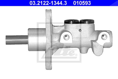 Ate Hauptbremszylinder [Hersteller-Nr. 03.2122-1344.3] für Seat, VW von ATE