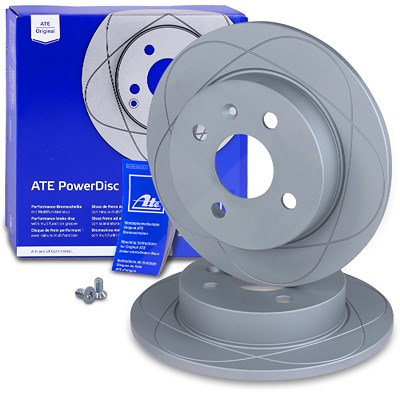 Ate Power Disc Bremsscheibe Hinterachse Voll [Hersteller-Nr. 24.0310-0251.1] für Opel von ATE