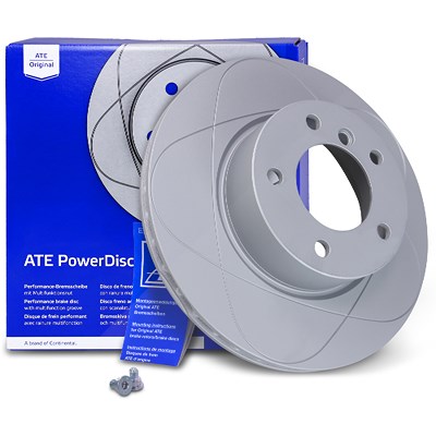 Ate 1x POWERDISC Bremsscheibe belüftet vorne [Hersteller-Nr. 24.0324-0197.1] für BMW von ATE