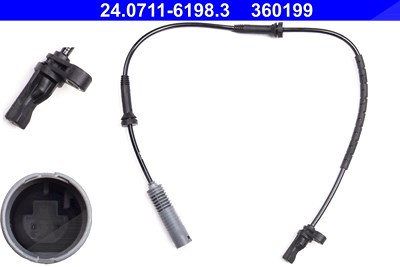 Ate Sensor, Raddrehzahl [Hersteller-Nr. 24.0711-6198.3] für BMW von ATE