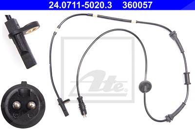 Ate Sensor, Raddrehzahl [Hersteller-Nr. 24.0711-5020.3] für Fiat von ATE