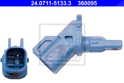 Ate Sensor, Raddrehzahl [Hersteller-Nr. 24.0711-5133.3] für Ford von ATE