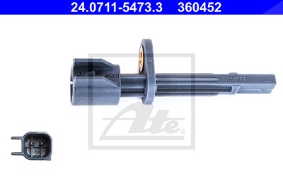 Ate Sensor, Raddrehzahl [Hersteller-Nr. 24.0711-5473.3] für Volvo von ATE