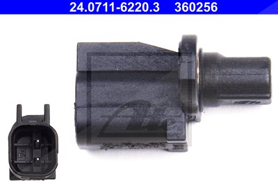 Ate Sensor, Raddrehzahl [Hersteller-Nr. 24.0711-6220.3] für Ford, Mazda, Volvo von ATE