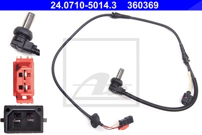 Ate Sensor, Raddrehzahl Vorderachse [Hersteller-Nr. 24.0710-5014.3] für Audi, Skoda, VW von ATE