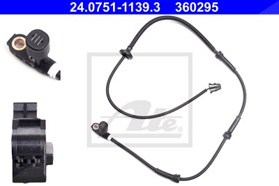 Ate Sensor, Raddrehzahl [Hersteller-Nr. 24.0751-1139.3] für VW von ATE