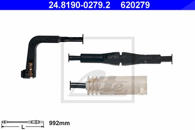 Ate Warnkontakt, Bremsbelagverschleiß [Hersteller-Nr. 24.8190-0279.2] für BMW von ATE