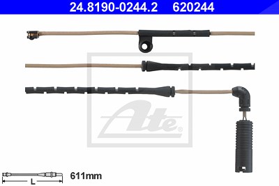 Ate Warnkontakt, Bremsbelagverschleiß [Hersteller-Nr. 24.8190-0244.2] für BMW von ATE
