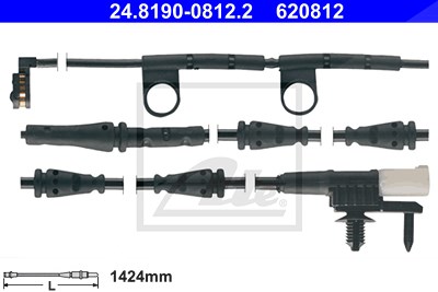 Ate Warnkontakt, Bremsbelagverschleiß [Hersteller-Nr. 24.8190-0812.2] für Land Rover von ATE