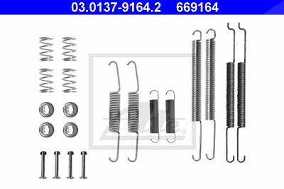 Ate Zubehörsatz, Bremsbacken [Hersteller-Nr. 03.0137-9164.2] für Audi, Seat, VW von ATE
