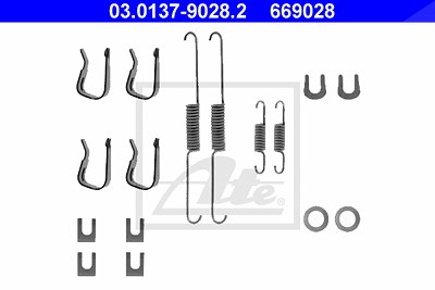 Ate Zubehörsatz, Bremsbacken [Hersteller-Nr. 03.0137-9028.2] für Renault von ATE