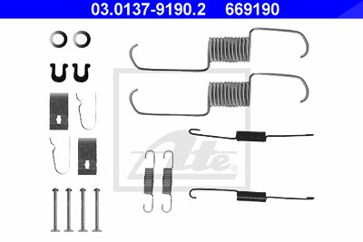 Ate Zubehörsatz, Bremsbacken [Hersteller-Nr. 03.0137-9190.2] für Honda, Suzuki von ATE