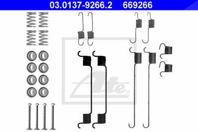 Ate Zubehörsatz, Bremsbacken [Hersteller-Nr. 03.0137-9266.2] für Mazda von ATE
