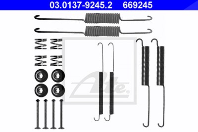 Ate Zubehörsatz, Bremsbacken [Hersteller-Nr. 03.0137-9245.2] für Opel von ATE