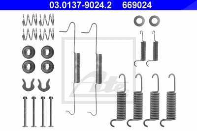 Ate Zubehörsatz, Bremsbacken [Hersteller-Nr. 03.0137-9024.2] für VW von ATE