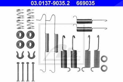 Ate Zubehörsatz, Bremsbacken [Hersteller-Nr. 03.0137-9035.2] für VW von ATE