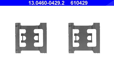 Ate Zubehörsatz, Scheibenbremsbelag [Hersteller-Nr. 13.0460-0429.2] für Volvo von ATE