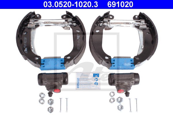 Bremsbackensatz Hinterachse ATE 03.0520-1020.3 von ATE