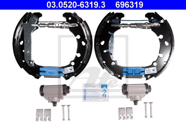 Bremsbackensatz Hinterachse ATE 03.0520-6319.3 von ATE