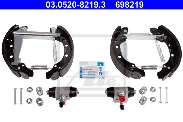 Bremsbackensatz Hinterachse ATE 03.0520-8219.3 von ATE