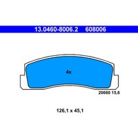 Bremsbelagsatz ATE 13.0460-8006.2, Vorne von Ate