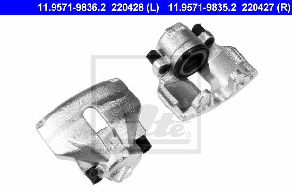 Bremssattel Vorderachse rechts ATE 11.9571-9835.2 von ATE