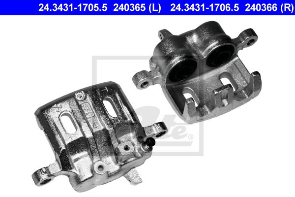 Bremssattel Vorderachse rechts ATE 24.3431-1706.5 von ATE