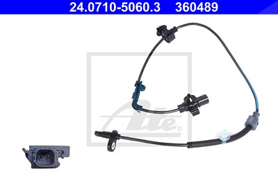 Ate Sensor, Raddrehzahl [Hersteller-Nr. 24.0710-5060.3] für Honda von ATE