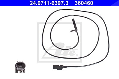 Ate Sensor, Raddrehzahl [Hersteller-Nr. 24.0711-6397.3] für Mercedes-Benz, VW von ATE