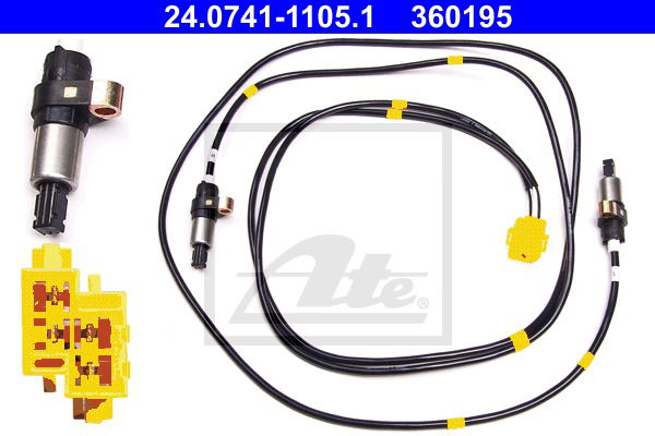 Sensor, Raddrehzahl Hinterachse ATE 24.0741-1105.1 von ATE